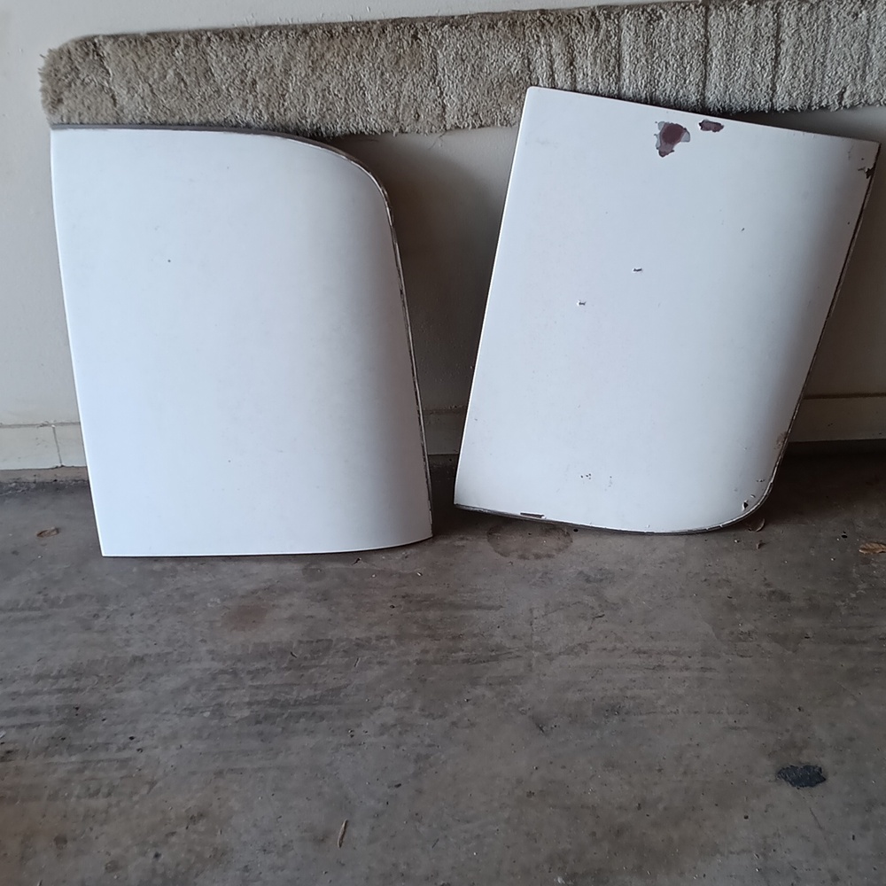 Pair of 1976 corvette fiberglass t-tops